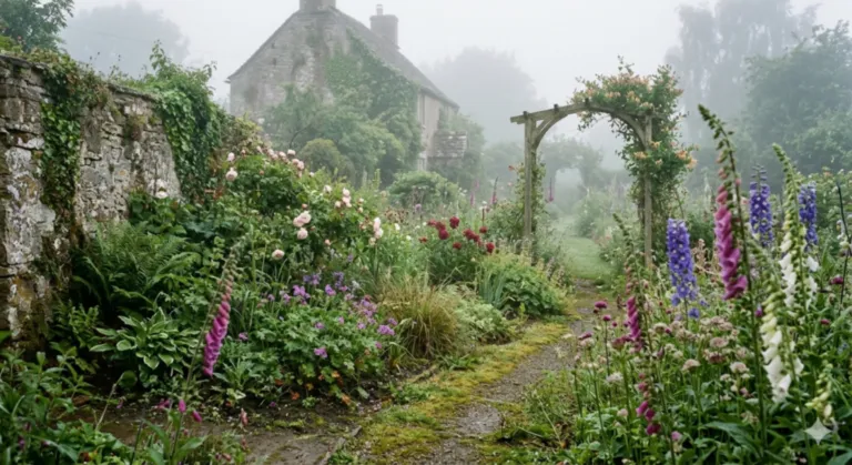 Misty natural garden Misty natural garden