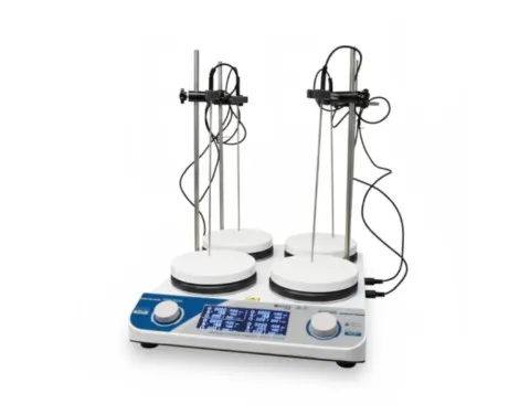 dwustanowiskowe mieszadło magnetyczne z powłoką ceramiczną i grzaniem dwustanowiskowe mieszadło magnetyczne z powłoką ceramiczną i grzaniem