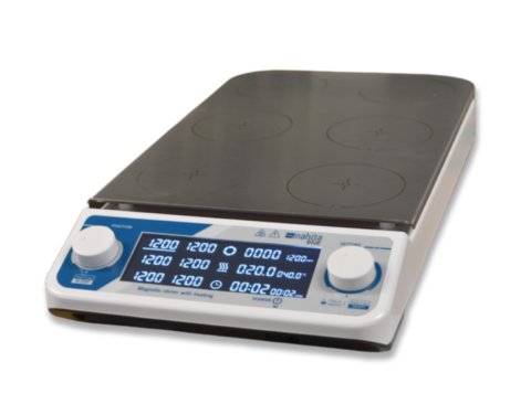 sześciostanowiskowe mieszadło magnetyczne z powłoką ceramiczną i grzaniem sześciostanowiskowe mieszadło magnetyczne z powłoką ceramiczną i grzaniem