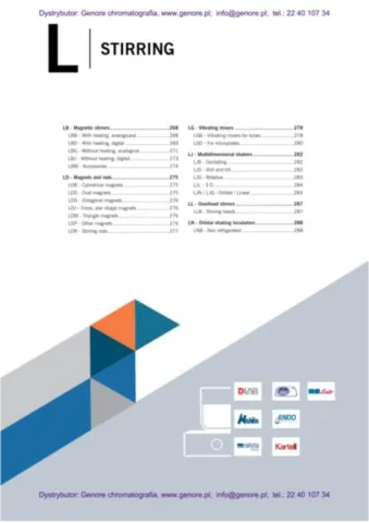 Katalog - Mieszadła laboratoryjne - magnetyczne, shakery orbitalne, wytrząsarki, miksery laboratoryjne Katalog - Mieszadła laboratoryjne - magnetyczne, shakery orbitalne, wytrząsarki, miksery laboratoryjne