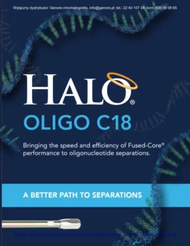 Broszura AMT HALO Oligo 120A - kolumny do rozdziałów oligonukleotydów